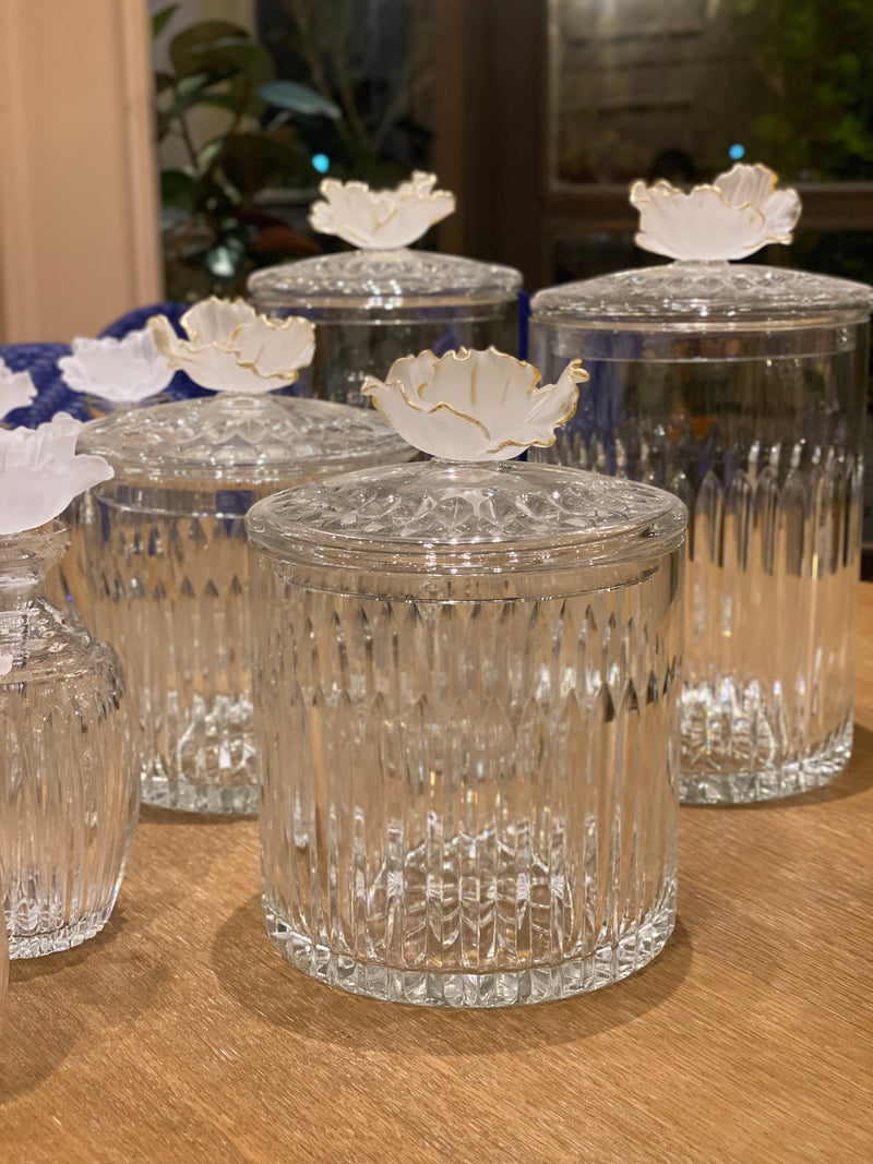 Snow Fleur Crystal Jar