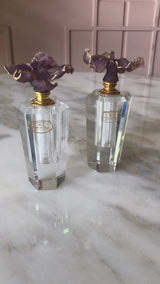 Regal Purple Eclat Crystal Perfume Bottles Set