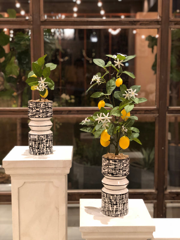 Faux Artificial Lemon Tree