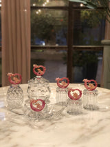 Rouge Fleur Crystal Jar Facette