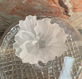 Frosted Flower Crystal Cake Stand