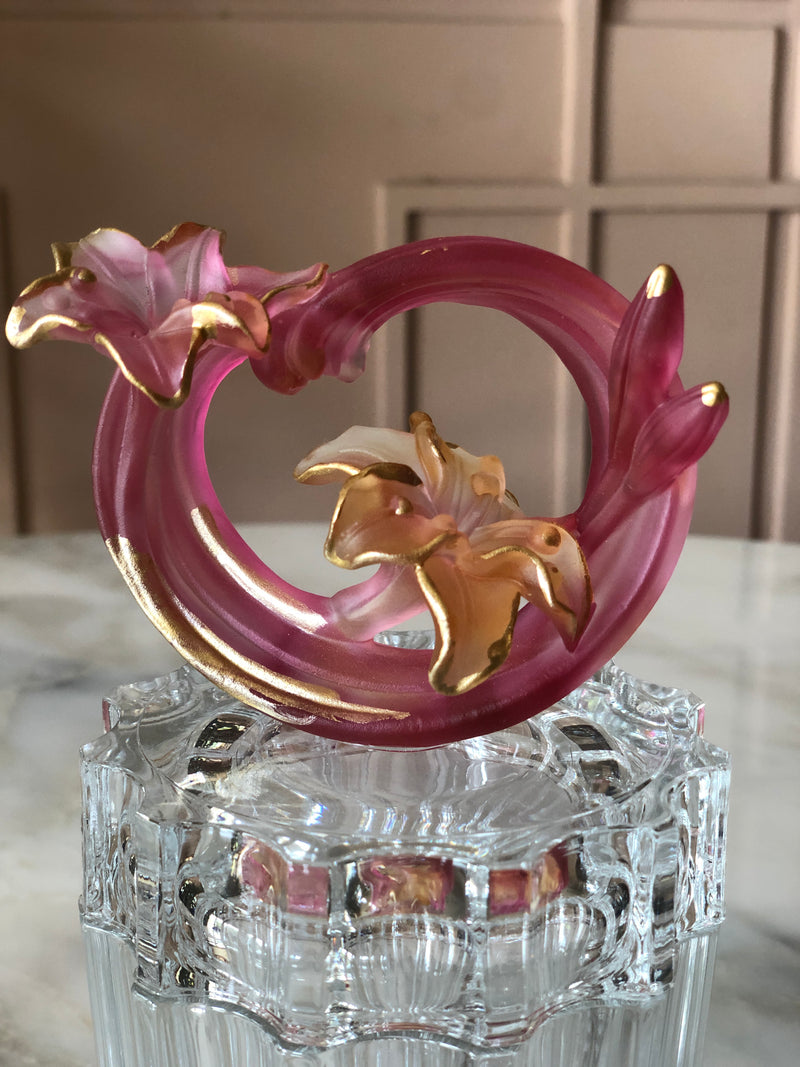 Rouge Fleur Crystal Jar Facette