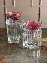 Roseate Fluer Crystal Jar Facette