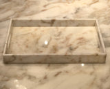 Sugar Affione Exotic Italian Marble Tray with Holder