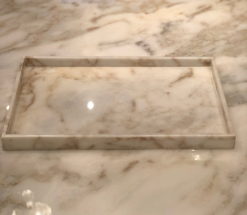 Sugar Affione Exotic Italian Marble Tray