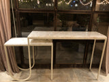 Exotic Italian Marble Console Table Large