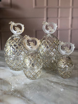 Elegance Crystal Egg Jars