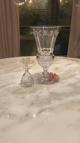 Vase & Perfume Bottle Pink Coral Set